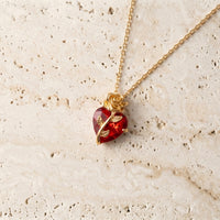 Collar Corazón en Flor — Joya de Amor y Permanencia